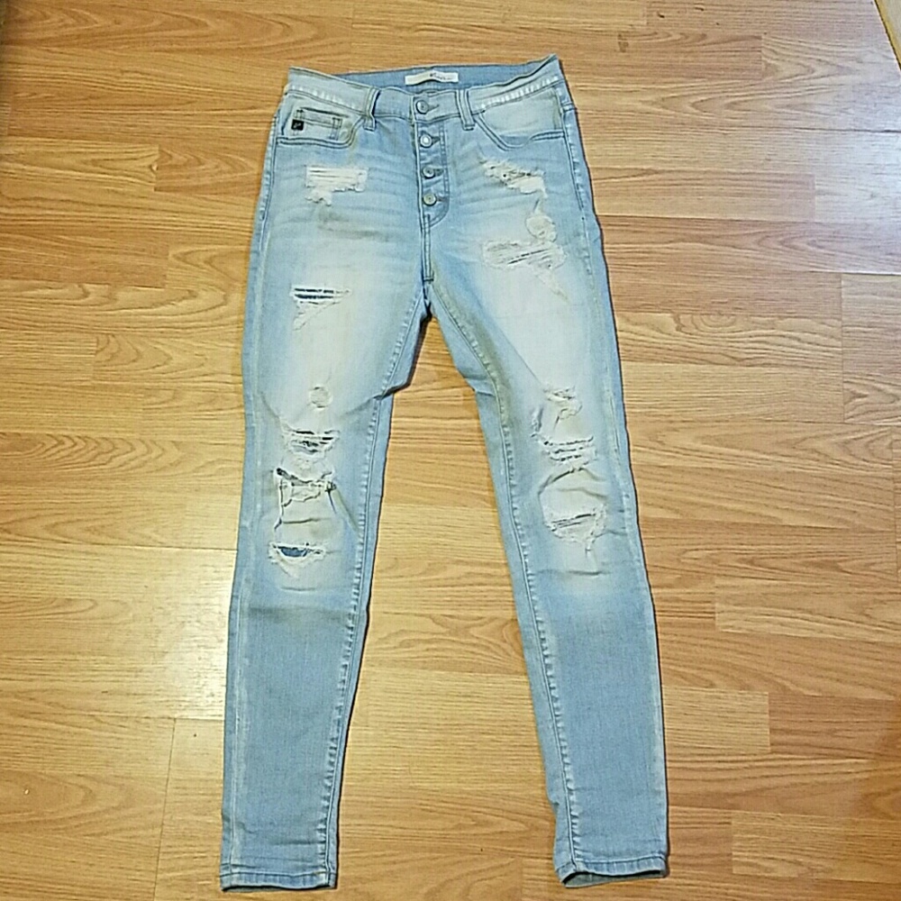 Kancan destructed ankle skinny