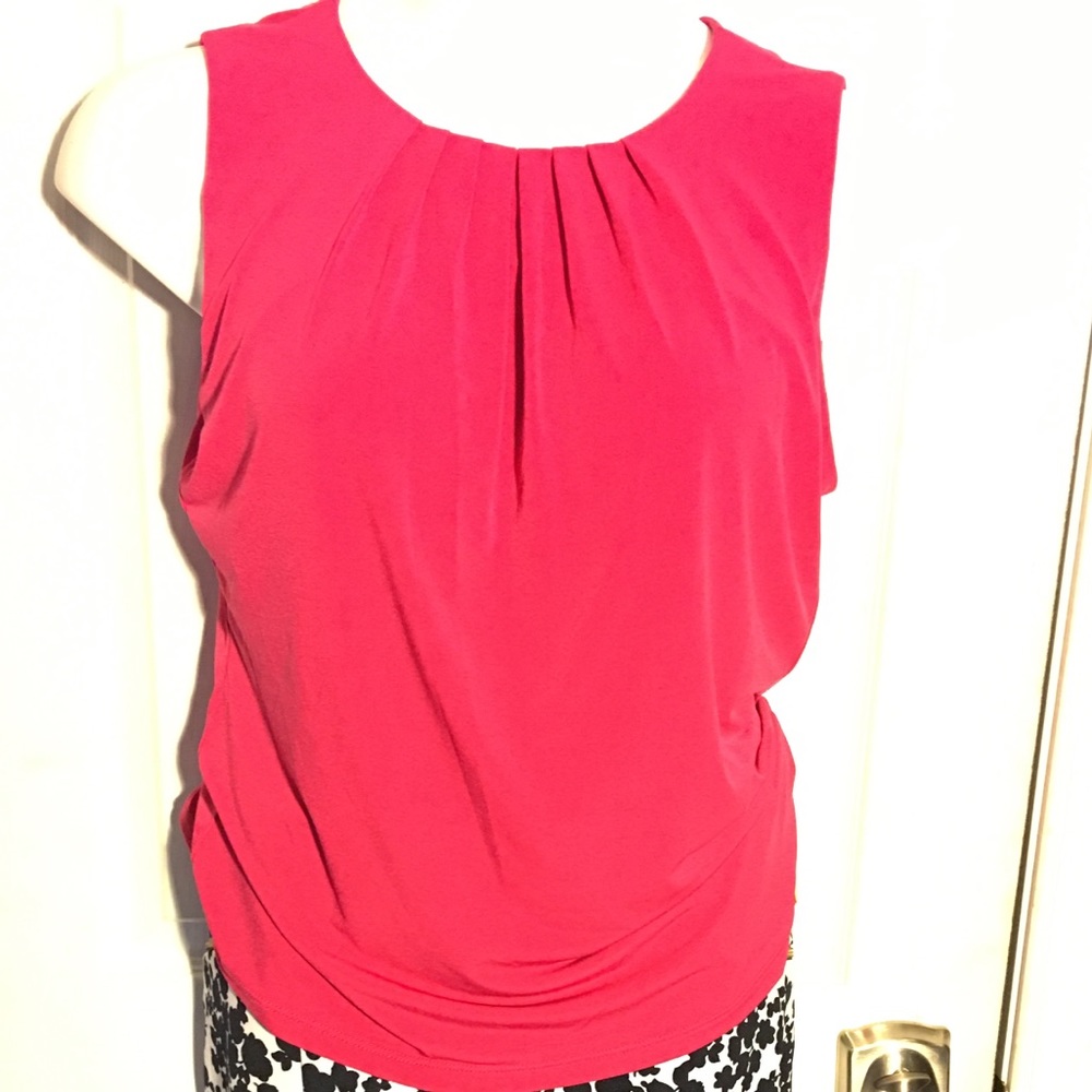 Calvin Klein hot pink blouse