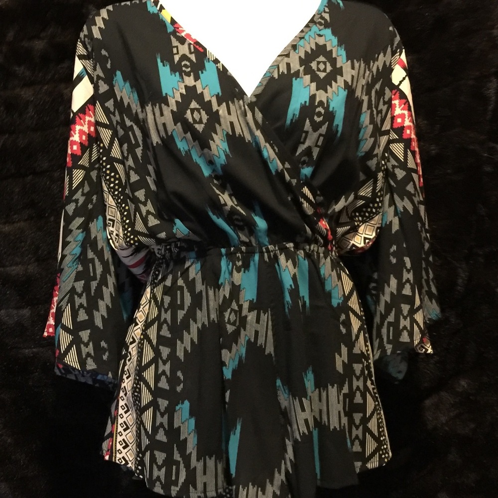 NWT Aztec Print Romper
