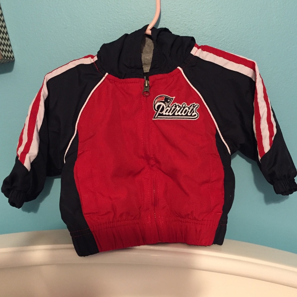 Patriots   Baby rain jacket