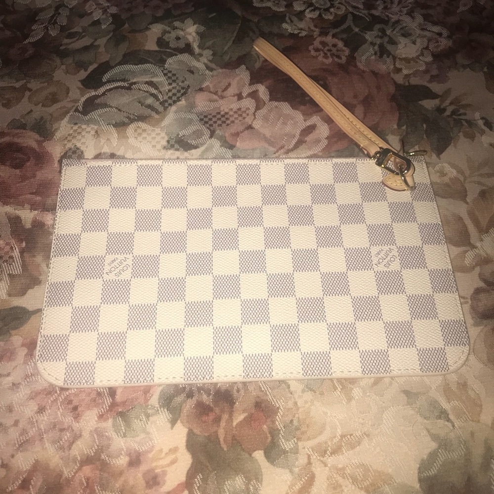 Neverfull Gm pochette Damier azur/rose ballerine🌸