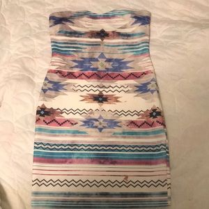 NEVR WORN. Aztec tube dress!