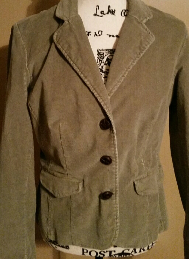 St. John's Bay stretched corduroy blazer M