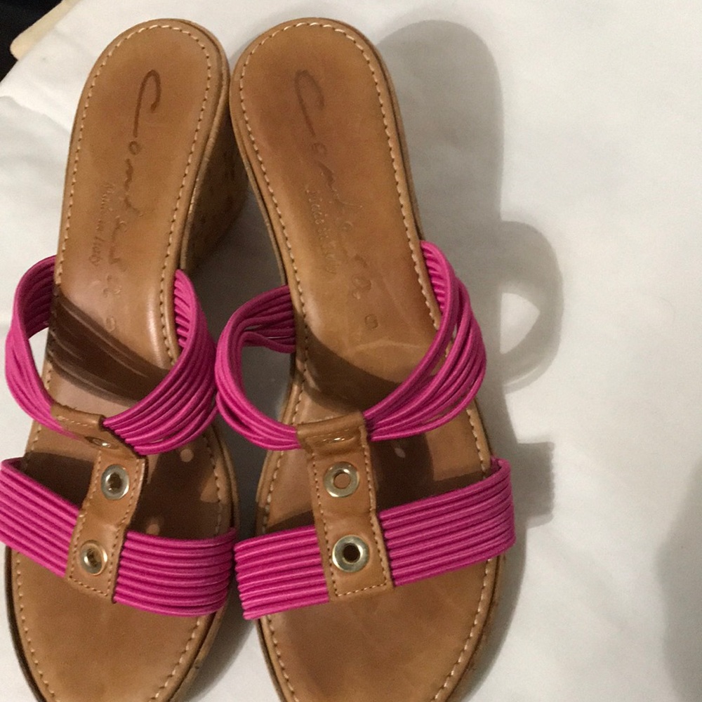 Women’s sandal wedges Comtesa made in ITALY size 9