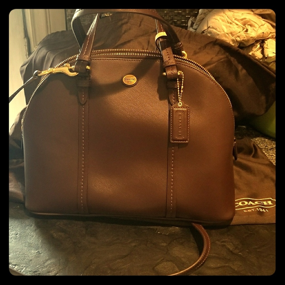 Authentic Coach Domed satchel