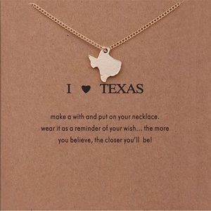 Texas State Pendant Necklace