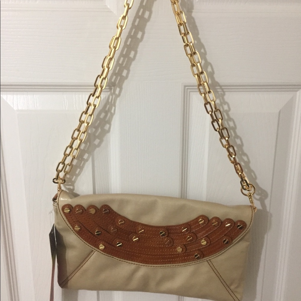 NWT Tory Burch Brewster Clutch