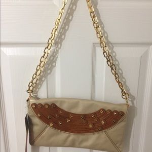 NWT Tory Burch Brewster Clutch