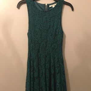 Miami Green Lace Dress