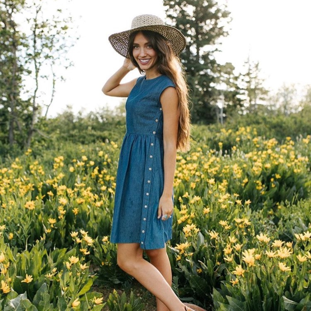 Denim Clad & Cloth Dress