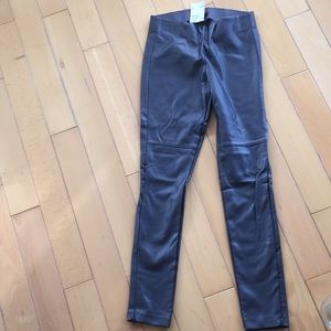 H & M pleather pant