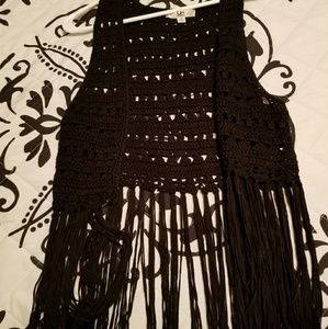 Fringed vest