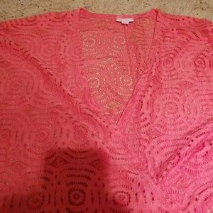 Pink lace lularoe Lindsay