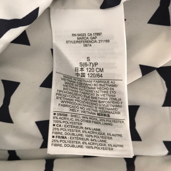 NEW Kate Spade ❤️ GapKids Wool Coat - Picture 8 of 8