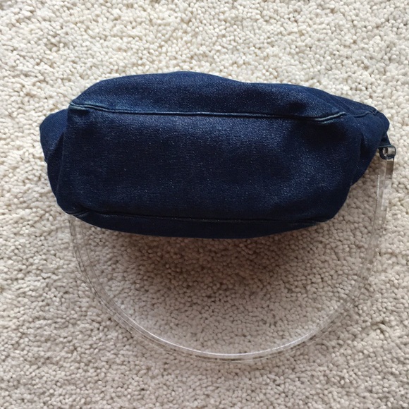 Lulu Guinness Denim Shoulder Bag - Picture 2 of 8