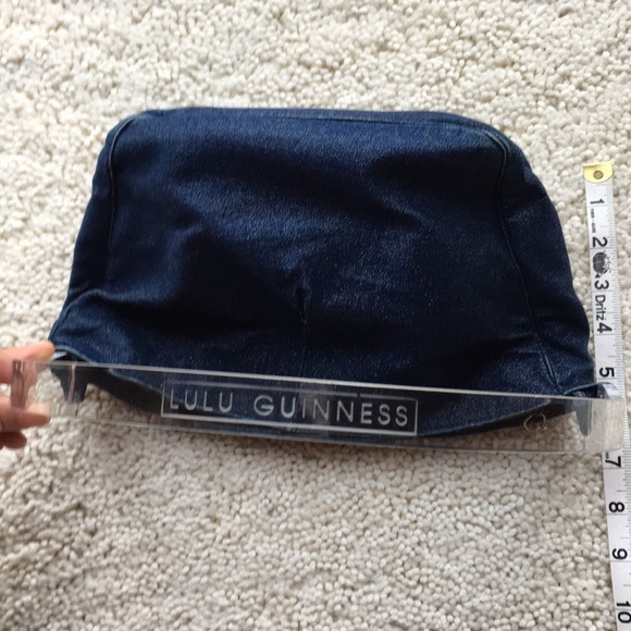 Lulu Guinness Denim Shoulder Bag - Picture 4 of 8