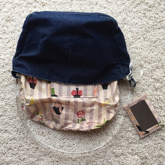 Lulu Guinness Denim Shoulder Bag - Picture 5 of 8