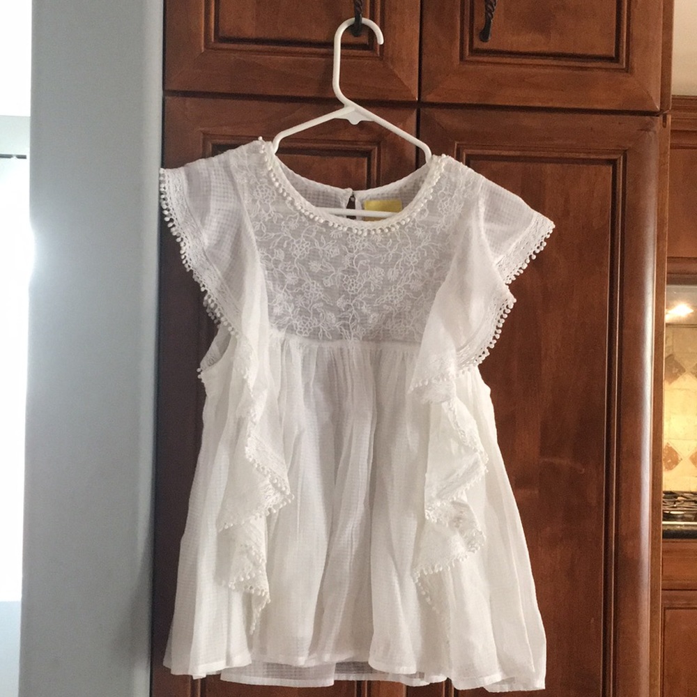 Anthropologie Maeve lace top