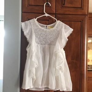 Anthropologie Maeve lace top