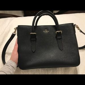 Kate Spade Black Saffiano Leather Handbag