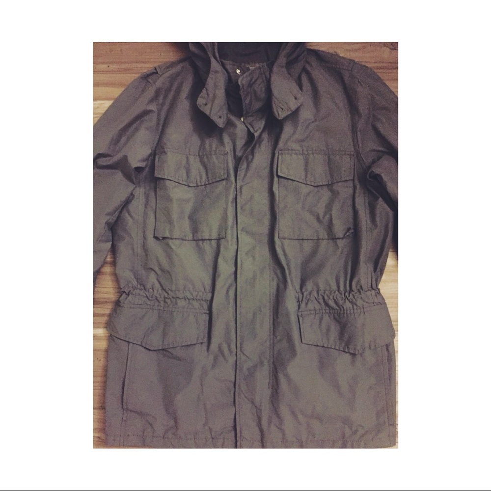 Gap Men’s Grey Longer Length Field Jacket - XL