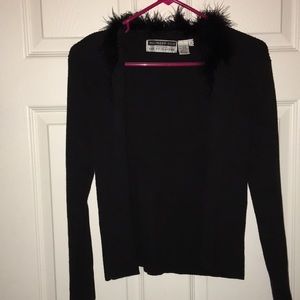 Black womens ballinger gold sweater.