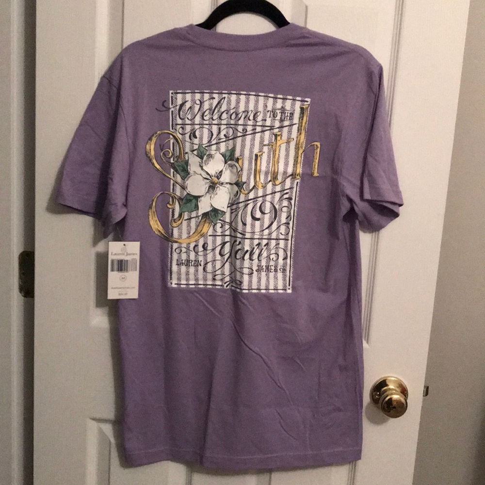 NWT! Lauren James Welcome To The South Yall Tee