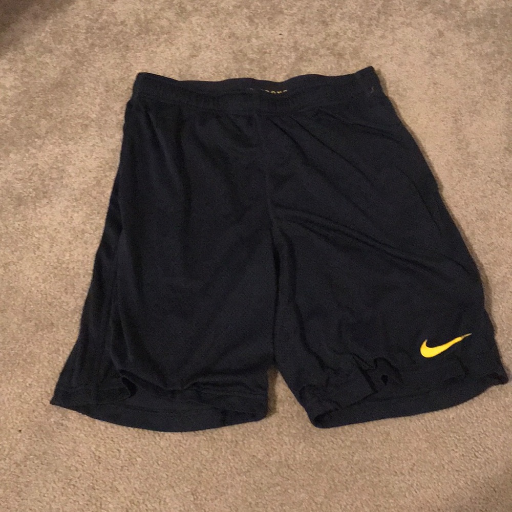Navy Blue Mesh Livestrong Nike Shorts