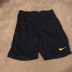 Navy Blue Mesh Livestrong Nike Shorts
