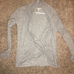 Express wrap sweater