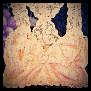 Lacy Tangerine Bralette