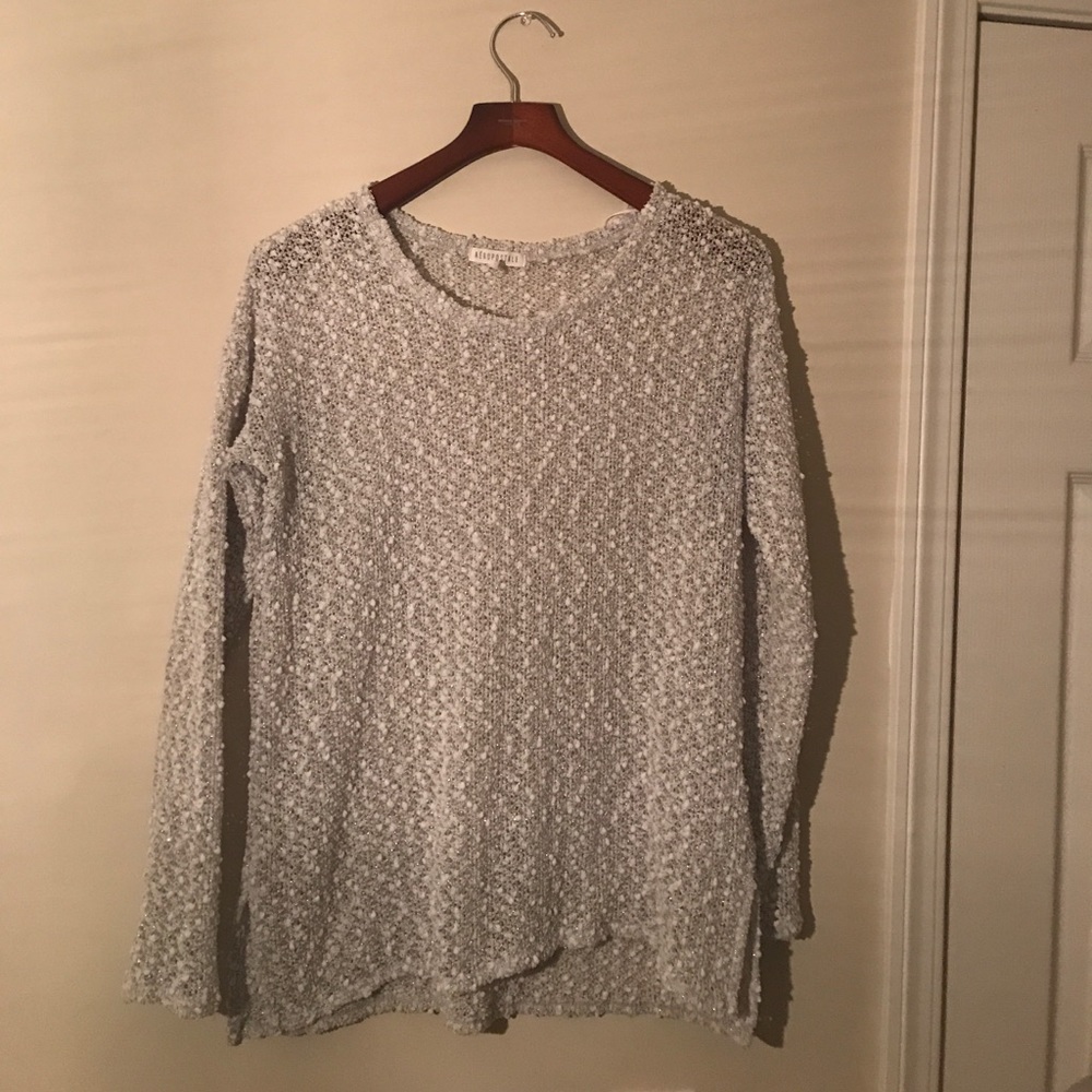 grey sweater