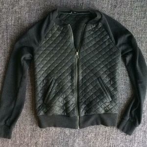 FINAL SALE!Express quilted detail sweater jacket