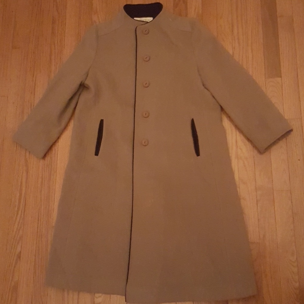 Tan wool coat