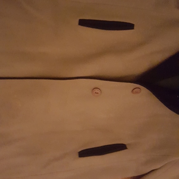 Tan wool coat - Picture 3 of 6