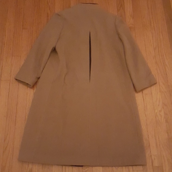 Tan wool coat - Picture 5 of 6