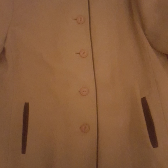 Tan wool coat - Picture 6 of 6