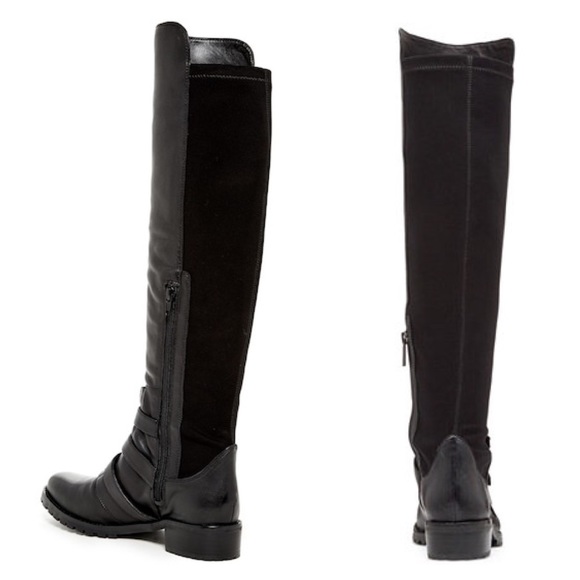 NEW! MULTI-BUCKLED TALL MOTO BOOTS - Picture 3 of 6