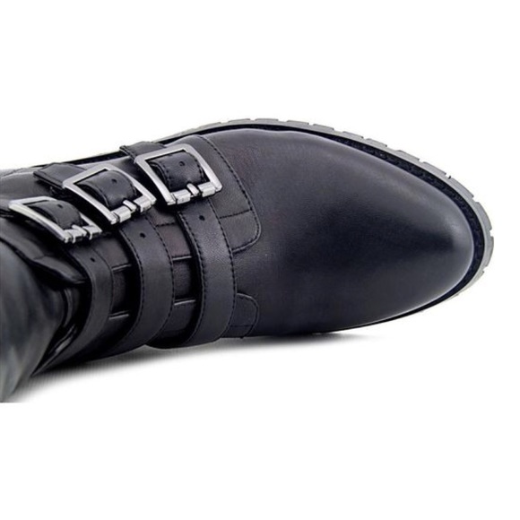 NEW! MULTI-BUCKLED TALL MOTO BOOTS - Picture 6 of 6