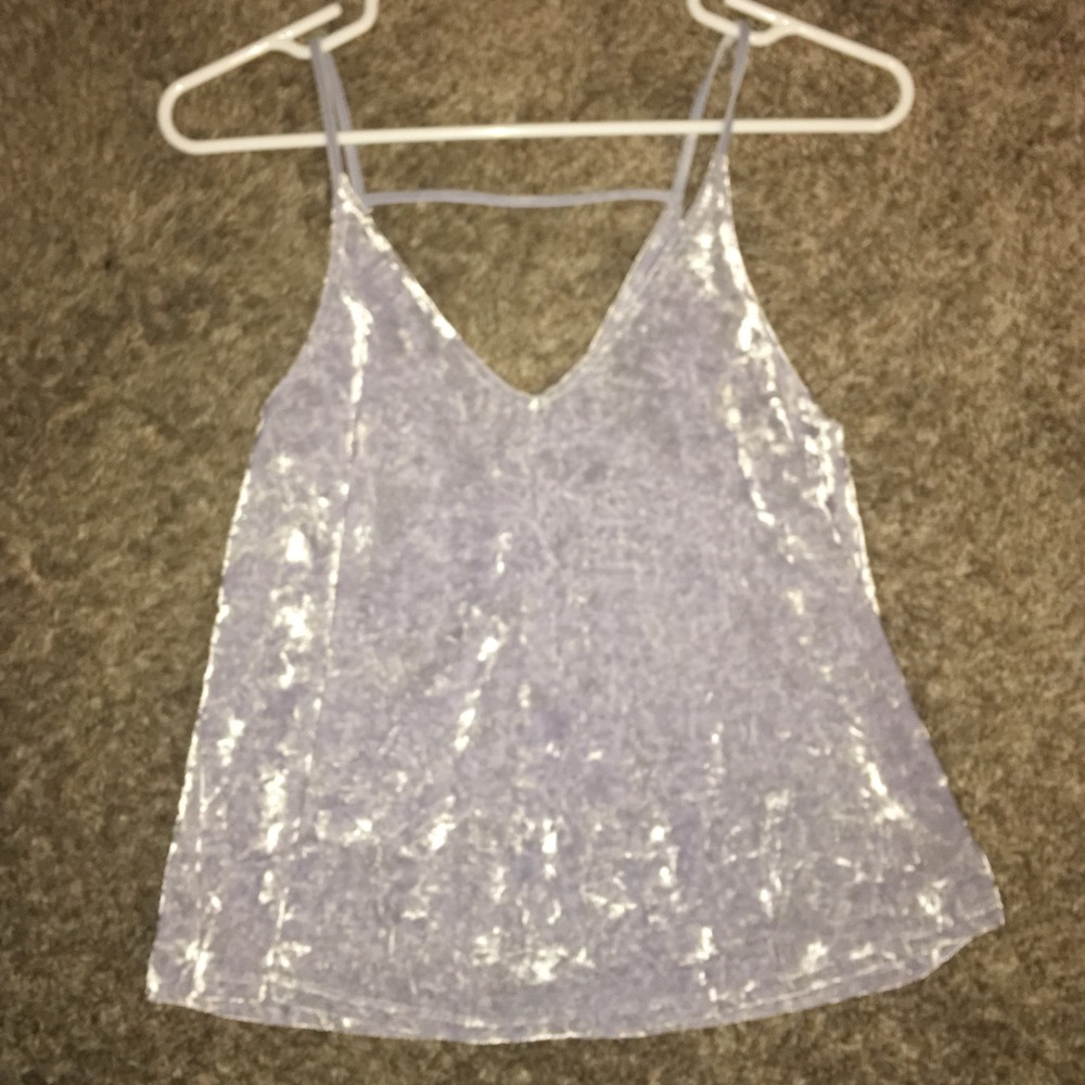 Velvet tank top