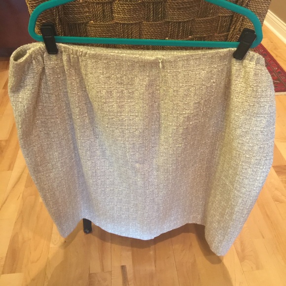 NWT Talbots Beige Tweed Skirt - Picture 2 of 5
