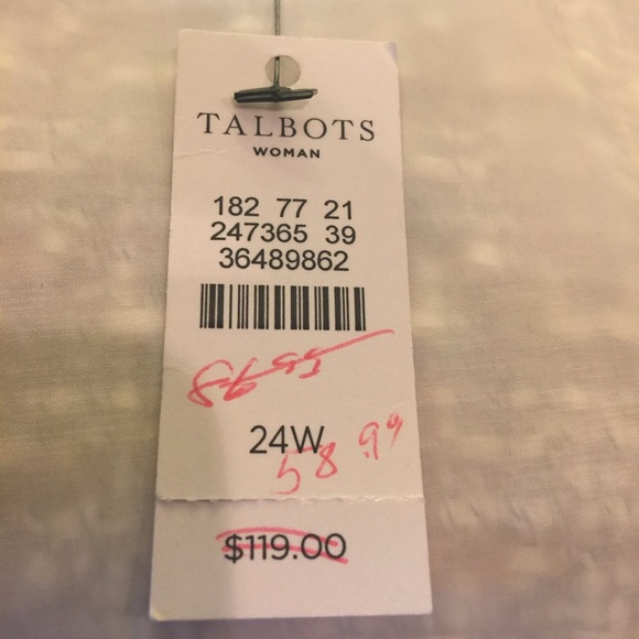 NWT Talbots Beige Tweed Skirt - Picture 3 of 5