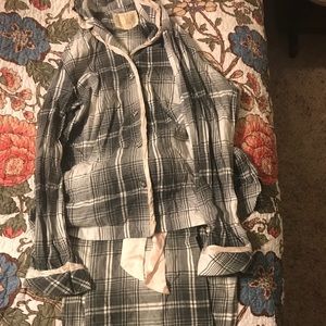 Victoria’s Secret flannel pajama sets.