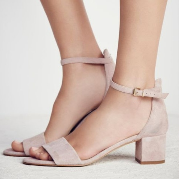 FREE PEOPLE Block Heel Suede Sandal - Picture 6 of 8