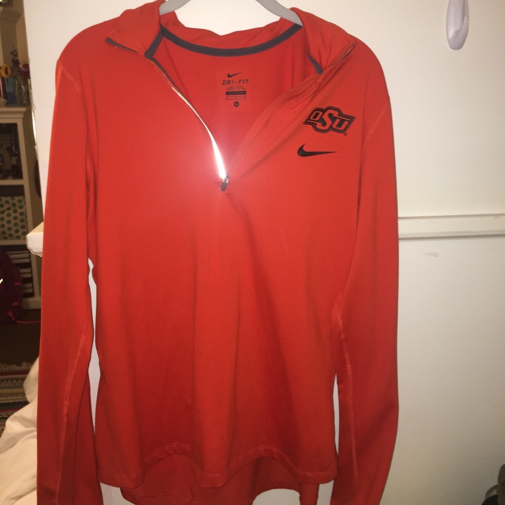 Oklahoma State dry fit jacket. NEVER WORN