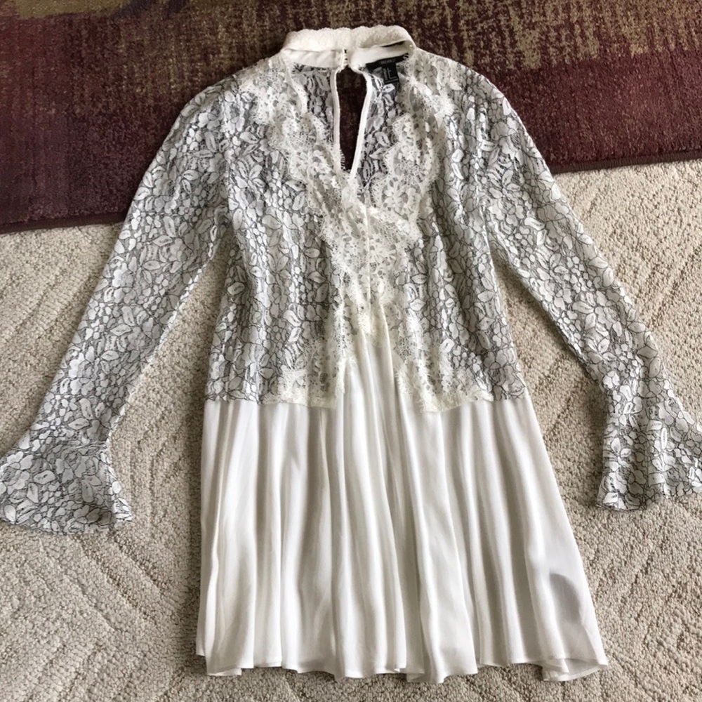 White lace dress