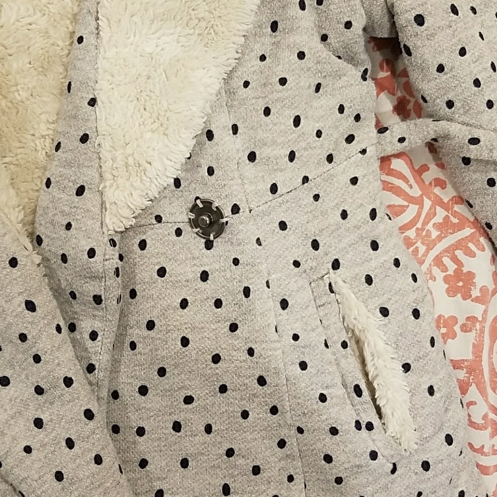 FINAL SALE! ANTHROPOLOGIE FLEECE BATH ROBE KIMONO - Picture 4 of 7