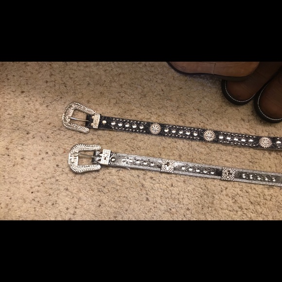 Bling western belts