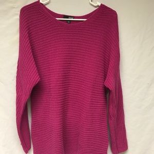 A.n.a sweater in pretty magenta, large.