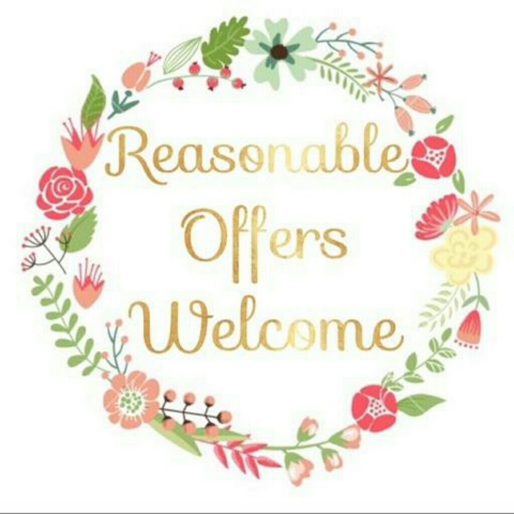 Feel free to send reasonable offers.